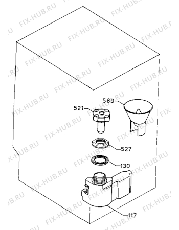 Взрыв-схема посудомоечной машины Zanussi ZW734 - Схема узла Water softener 066